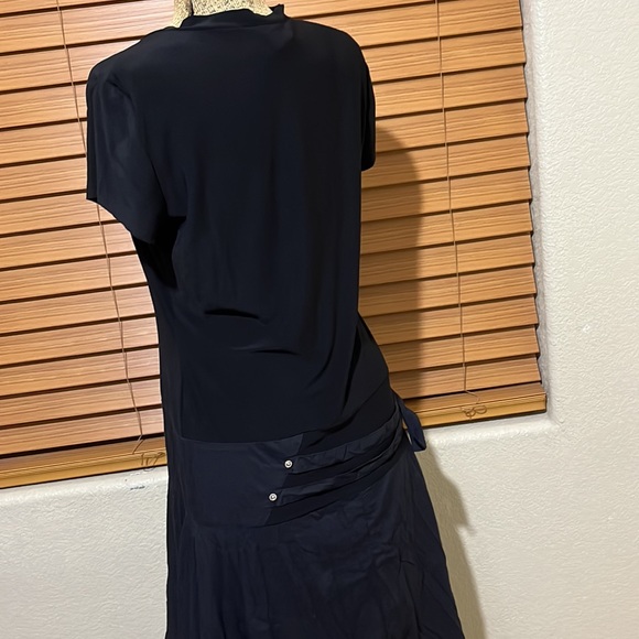 Joseph Ribhoff Black Dress Size 12 - Picture 3 of 6